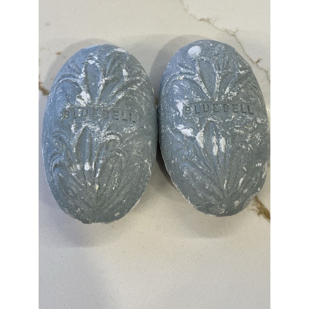 Vintage Fleurs Deluxe‎ Cold Cream Bar Soap Lot of 2 Blue Bell 2.75 oz Flaroma